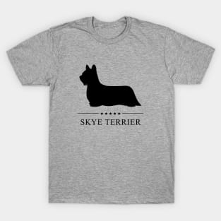 Skye Terrier Black Silhouette T-Shirt